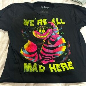 COPY - Disney Alice in Wonderland ‘WE’RE ALL MAD HERE’ tee shirt